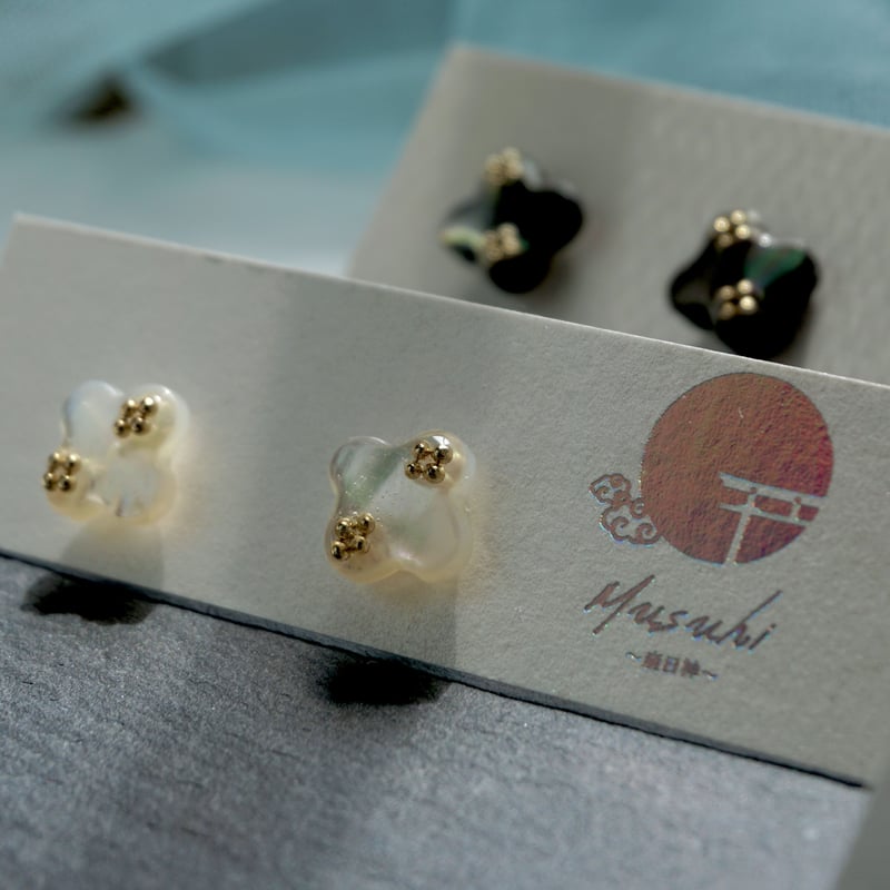 日本の粋アクセサリー「忘れ貝」【黒蝶貝ver】 | Musuhi～産日神～