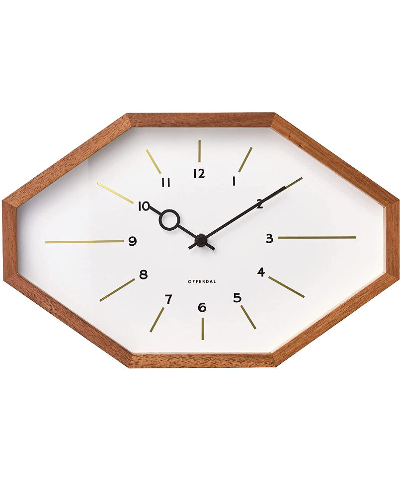 INTERFORM INC. インターフォルム 時計 電波時計 壁掛け 幅33×高