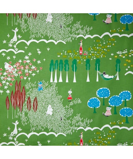 クォーターリポート (MOOMIN) ムーミン 枕カバー ピロケース ここにいるよ イエロー 43×63cm用 (封筒式) 綿100% 【日本製】
