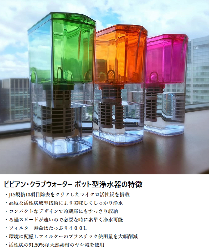 ビビアン浄水器 ガイヤの水135シャワーヘッド新品1個 カートリッジ3個 