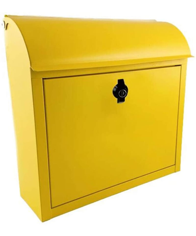 AXCIS(アクシス) ポスト 壁掛け 置き型 鍵付き A4 サイズ対応 タテ開き