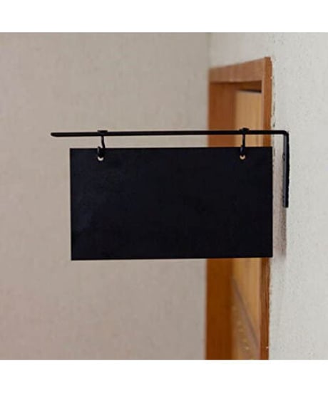 ［アクシス］ アイアン サインプレート ブラック 黒板 看板 TE550