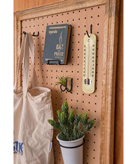 POSH LIVING 額縁 ブラック W66×D2.5×H48cm ペグボード A2 41288