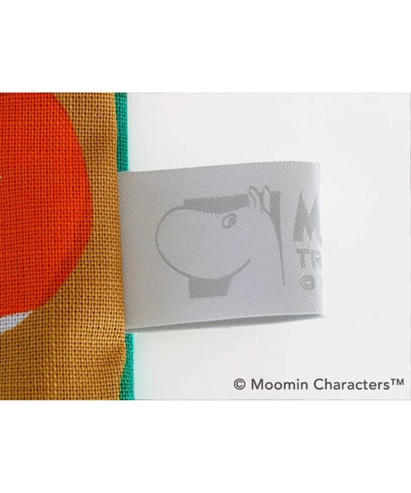 クォーターリポート (MOOMIN) ムーミン ざぶとんカバー 座布団カバー ここにいるよ  約55×59cm 銘仙判 綿100％【日本製】