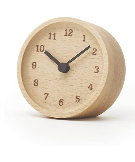 Lemnos MUKU desk clock ブナ アルダー LC12-05