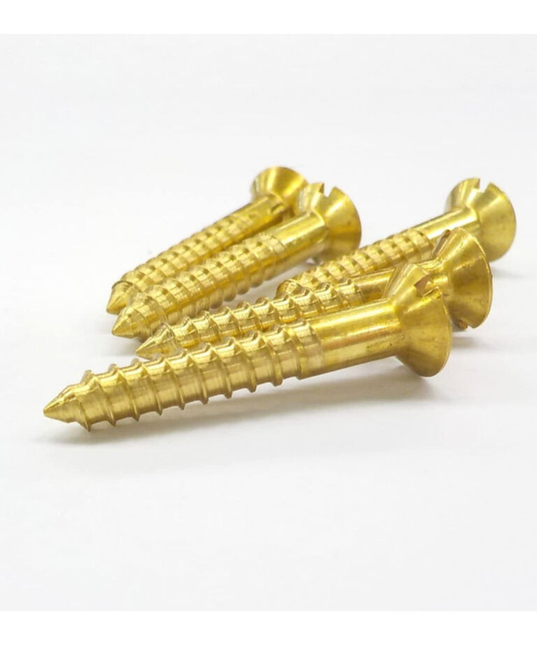 アクシス ブラスマイナスネジ3.8×25 50本セット HS2541 ゴールド