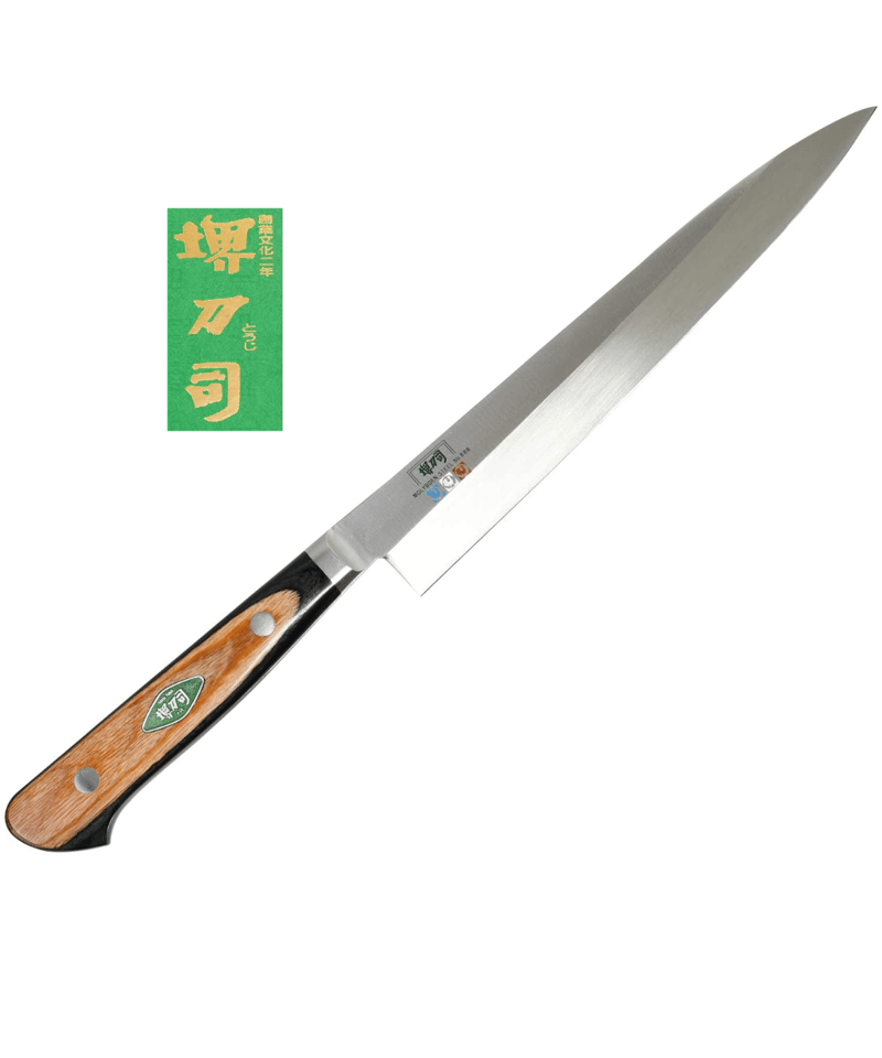 堺刀司　柳刃包丁 堺刀司 柳刃包丁 シルバー 刃渡り:約210mm MXM 刺身包丁 A-10119