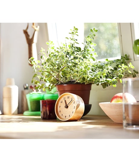 Lemnos MUKU desk clock ブナ アルダー LC12-05