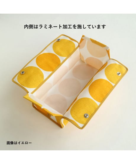 クォーターリポート ティッシュケース 吊り下げ チャルカ  W25×H5~6.2×D12cm 裏面 ラミネート加工【日本製】