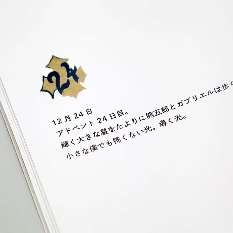 三星玲子「熊五郎の冒険－アドベント2020」ビジュアルブック