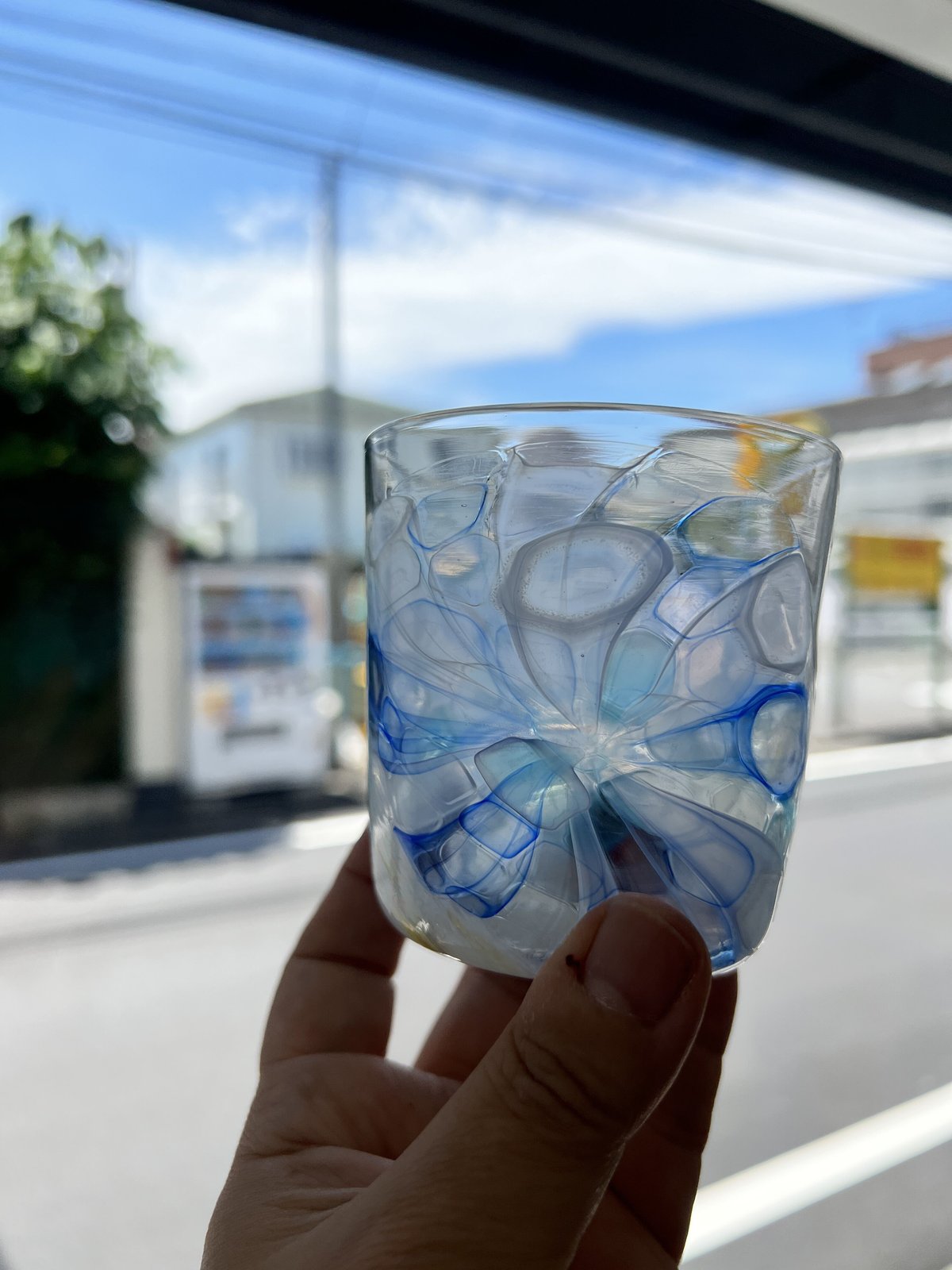 渡辺ゆう子 watercolor glass ガラス グラス グラスアート watercolor glass／yuko_S03／渡辺ゆう子 | ギャラリー蚕室 WebStore