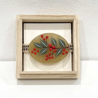 21　南天（帯留）／川北友果