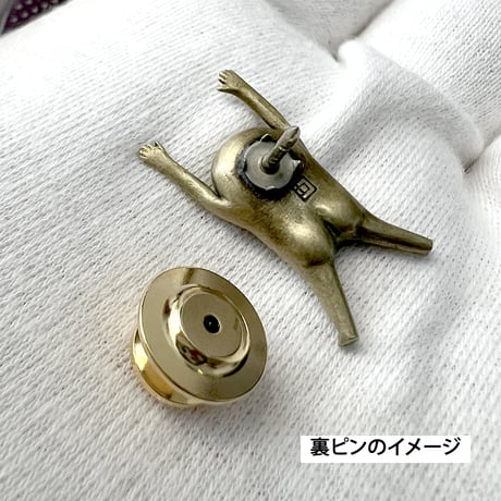 永井佳奈子／ちいさいじんピンブローチ(nagai_01)
