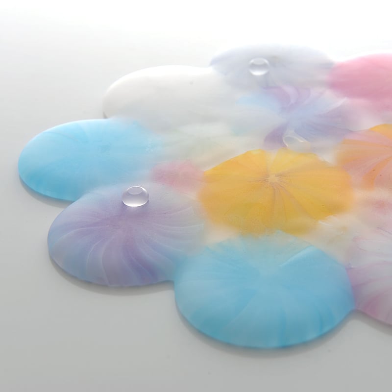watercolor glass／yuko_plate／渡辺ゆう子 | ギャラリー蚕室 Web