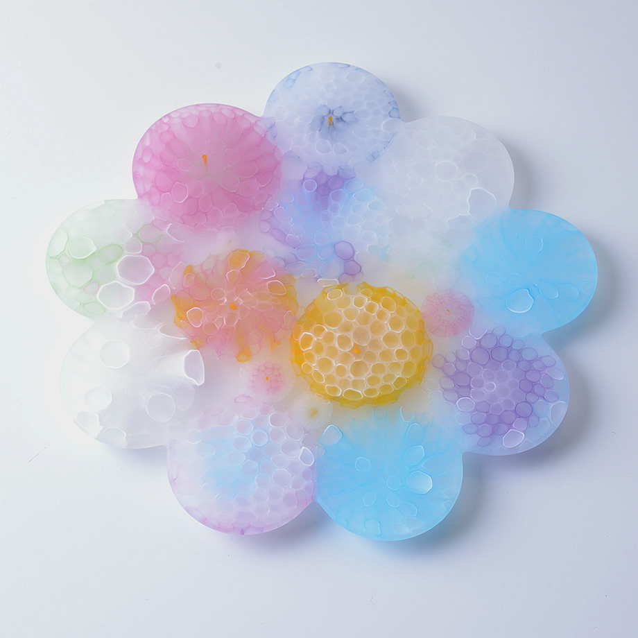 watercolor glass／yuko_plate／渡辺ゆう子 | ギャラリー蚕室 Web