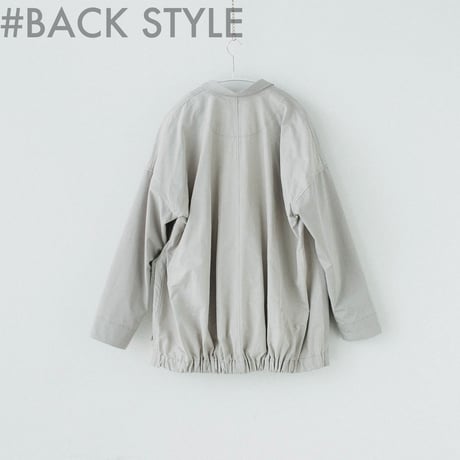 Mixed Fabric Asymmetry Jacket