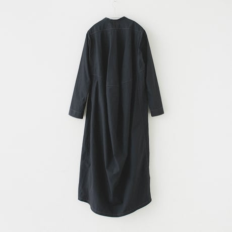 Nylon Taffeta Back Drape Long Shirt