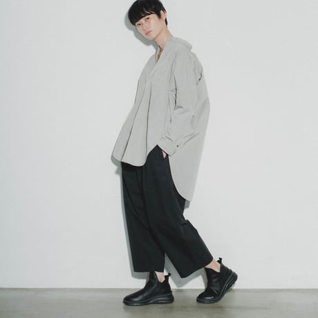 Nyron Taffeta Rounded hem Shirt