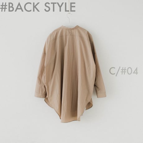 Nyron Taffeta Rounded hem Shirt
