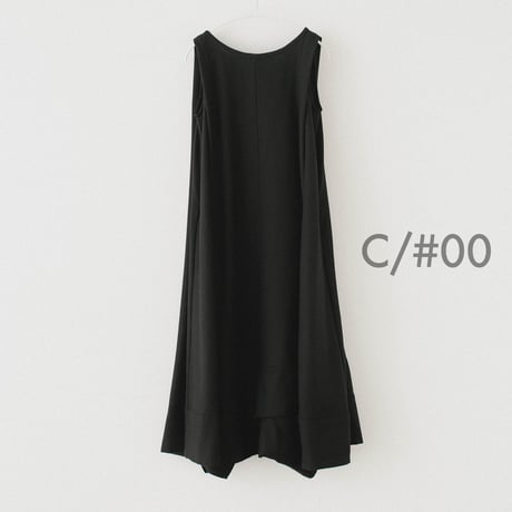 Wool Mix Etamin Sarrouel Jumpsuit
