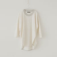 High-dense jersey Round Tee