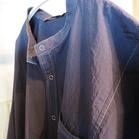 Nyron Taffeta Rounded hem Shirt