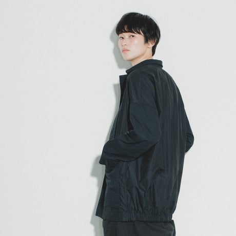 Mixed Fabric Asymmetry Jacket