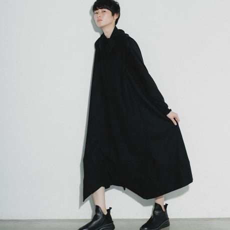 Wool Mix Etamin Sarrouel Jumpsuit