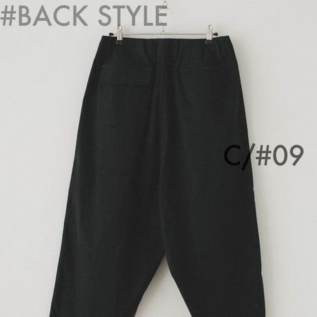 Front tuck Wide Trousers