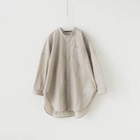 Nyron Taffeta Rounded hem Shirt