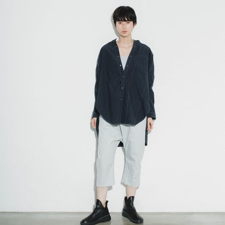 Nyron Taffeta Rounded hem Shirt