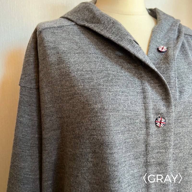 みなとのてんらんかい」国産フード付きロングカーディガン | MINATONO  