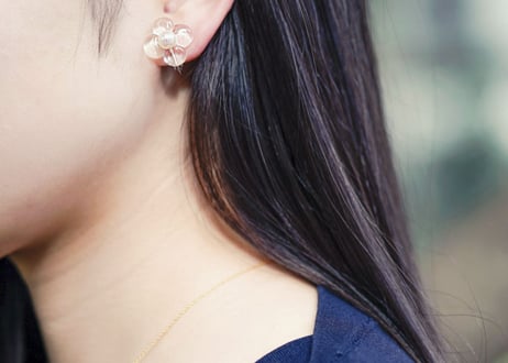 HANA Earring【L : Clear】