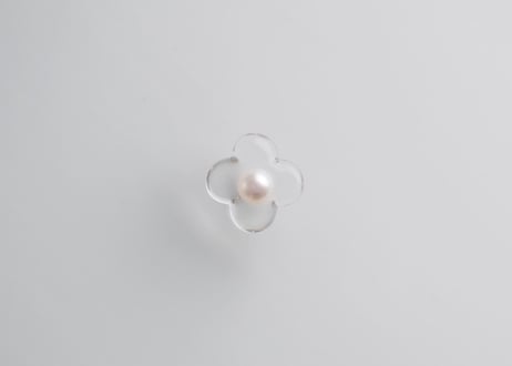 HANA Pin brooch【Clear】