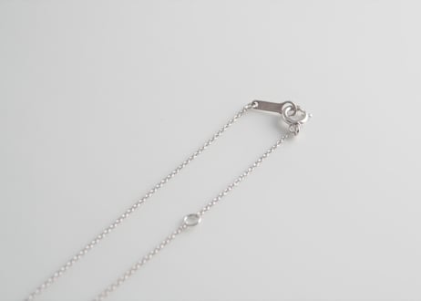 HANA Pendant necklace【Frost / Silver】