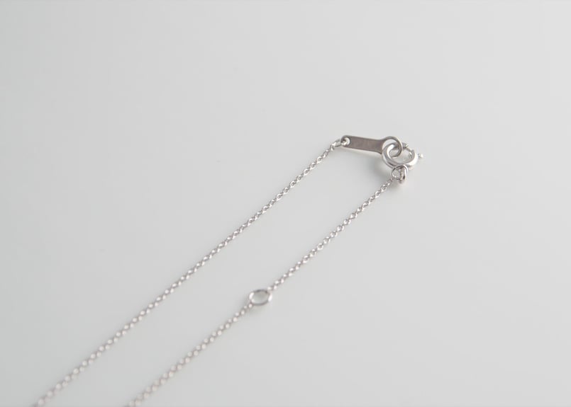 HANA Pendant necklace【Frost / Silver】 | YASHIMA