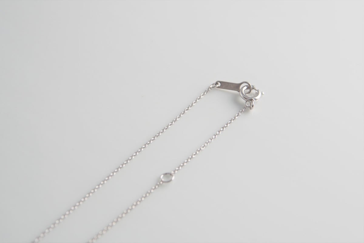 HANA Pendant necklace【Frost / Silver】 | YASHIMA