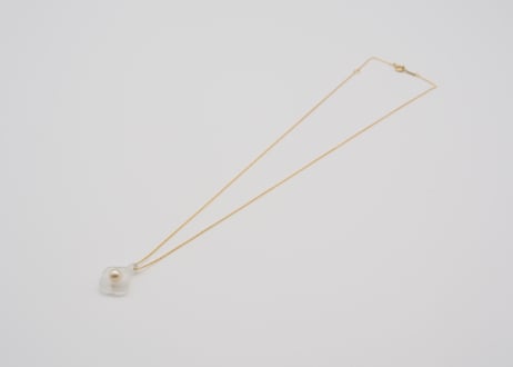 HANA Pendant necklace【Frost / Gold】