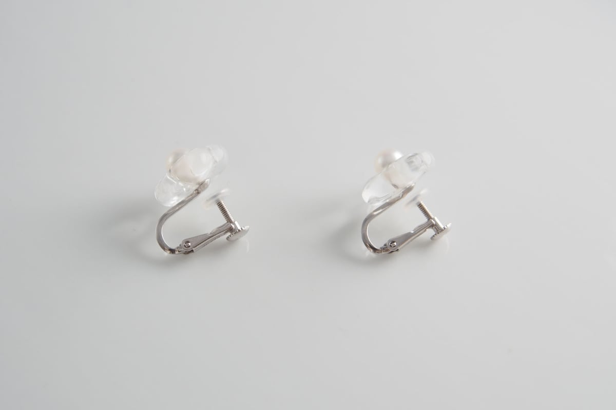 HANA Earring【S : Clear】 | YASHIMA