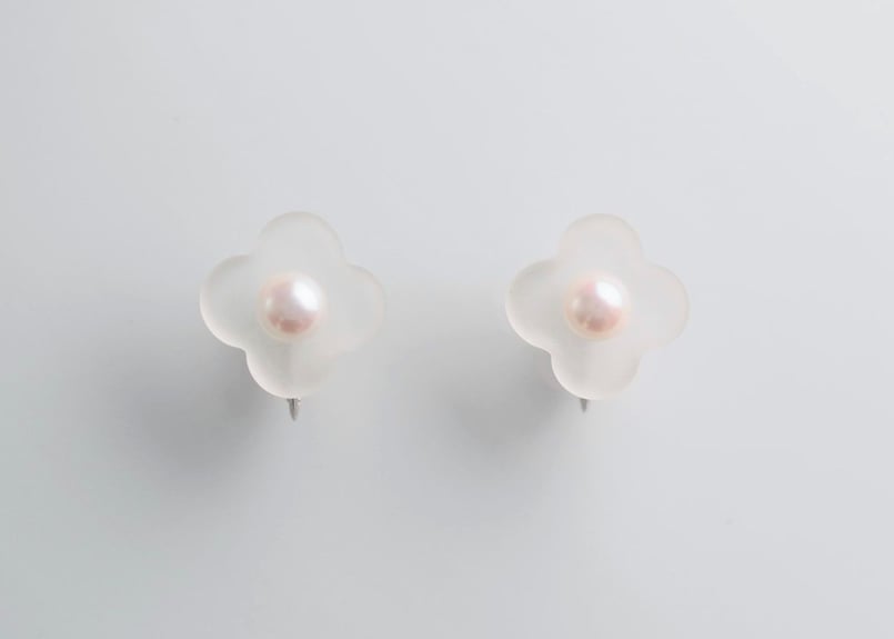 HANA Earring【L : Frost】 | YASHIMA