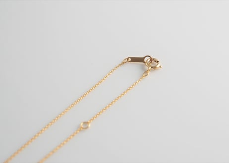 HANA Pendant necklace【Frost / Gold】