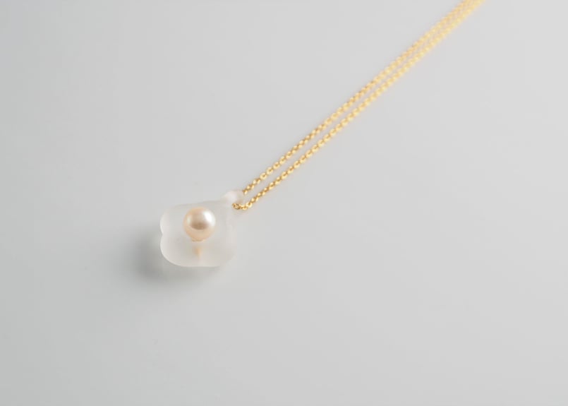 【値下げ】HARIO ネックレス HANA フロスト HANA Pendant necklace【Frost / Gold】 | YASHIMA