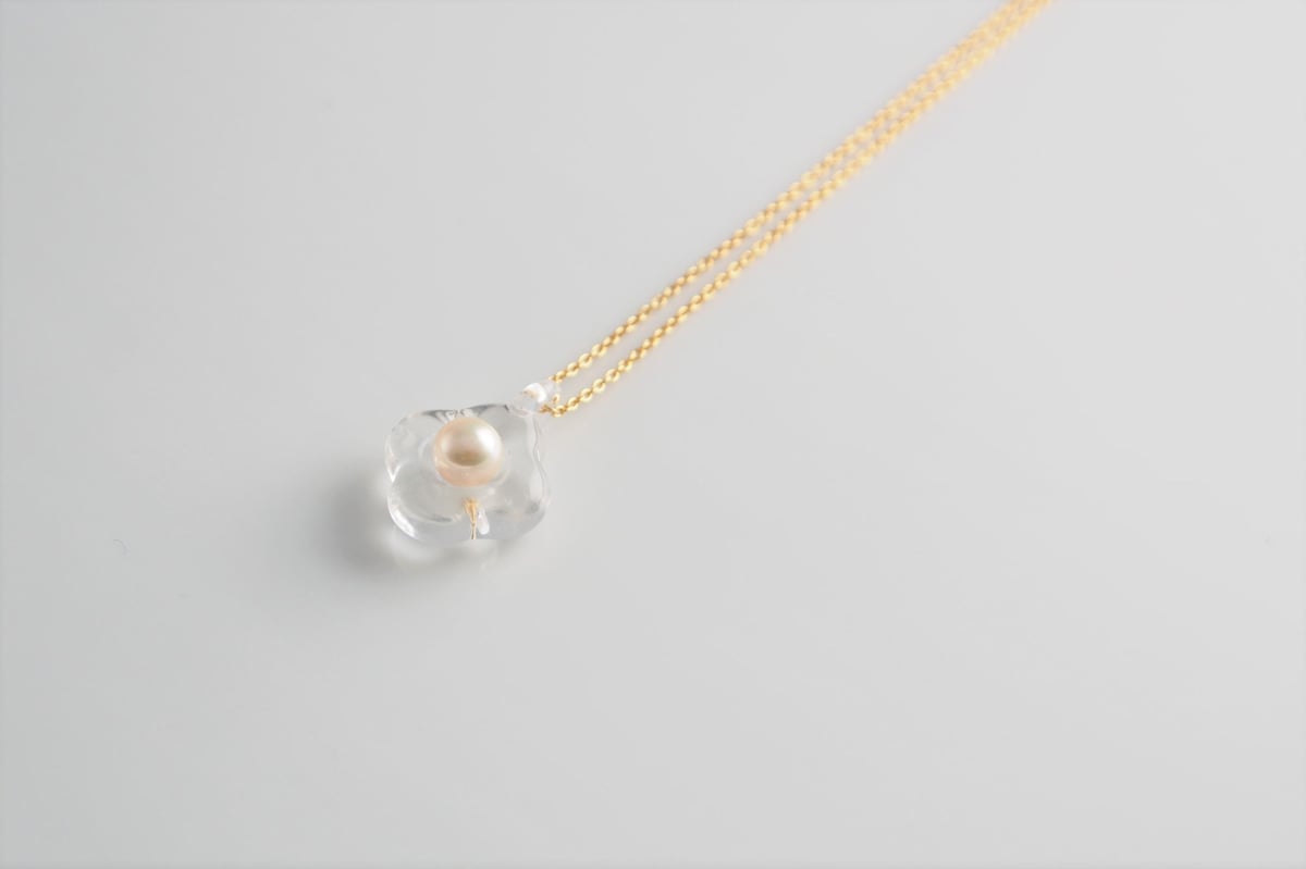 アクセサリー Hana ネックレス レディース アクセサリー nec050 PremiumShellClover 9mm