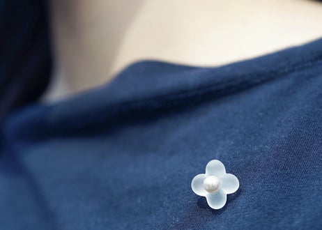 HANA Pin brooch【Frost】