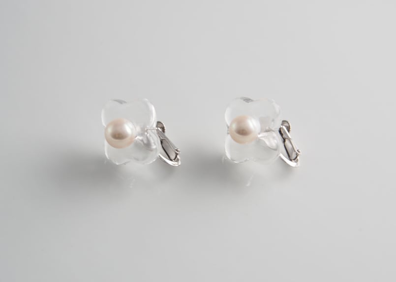 HANA Earring【L : Clear】 | YASHIMA