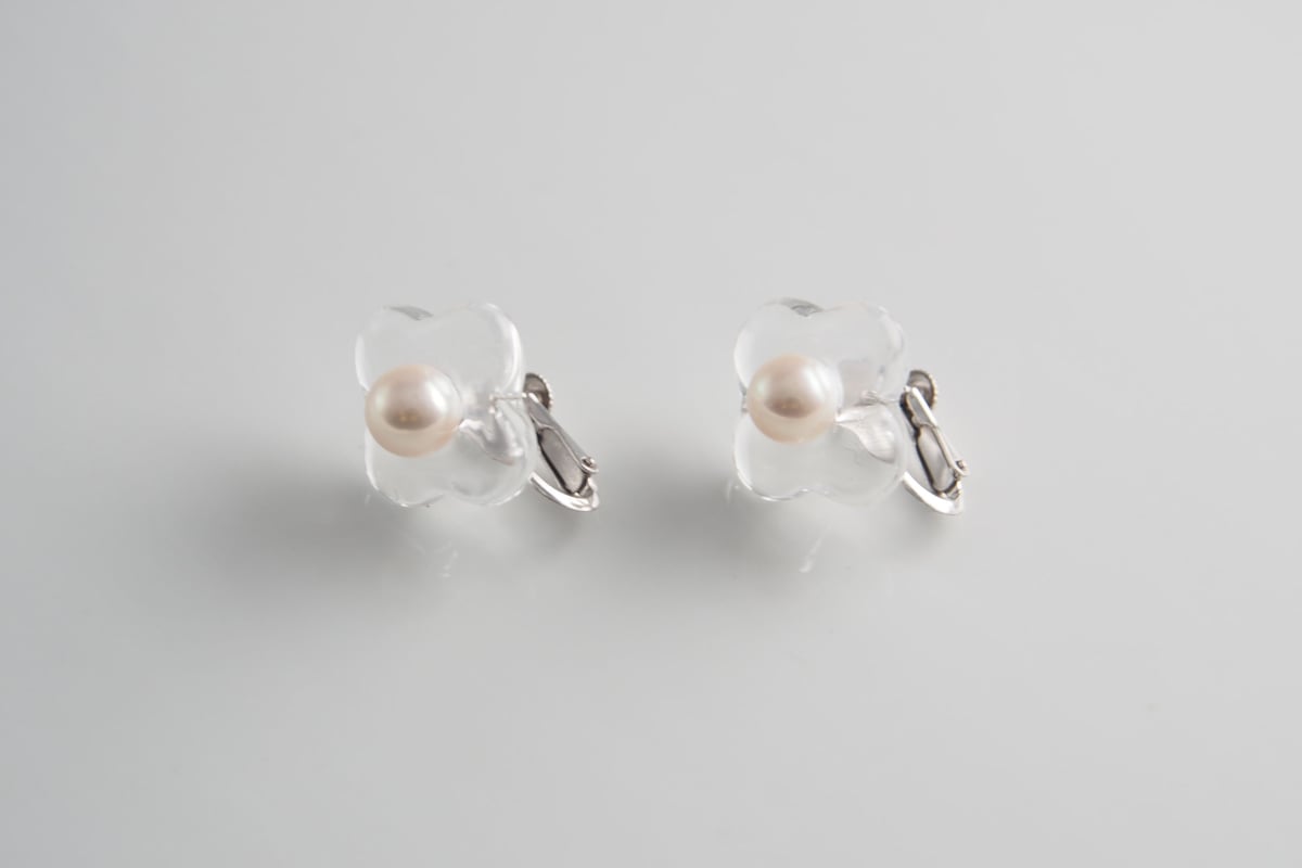 HANA Earring【L : Clear】 | YASHIMA