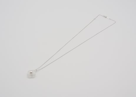HANA Pendant necklace【Frost / Silver】