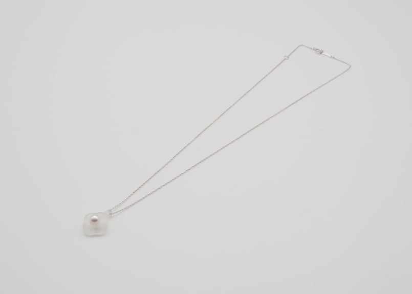 HANA Pendant necklace【Frost / Silver】 | YASHIMA
