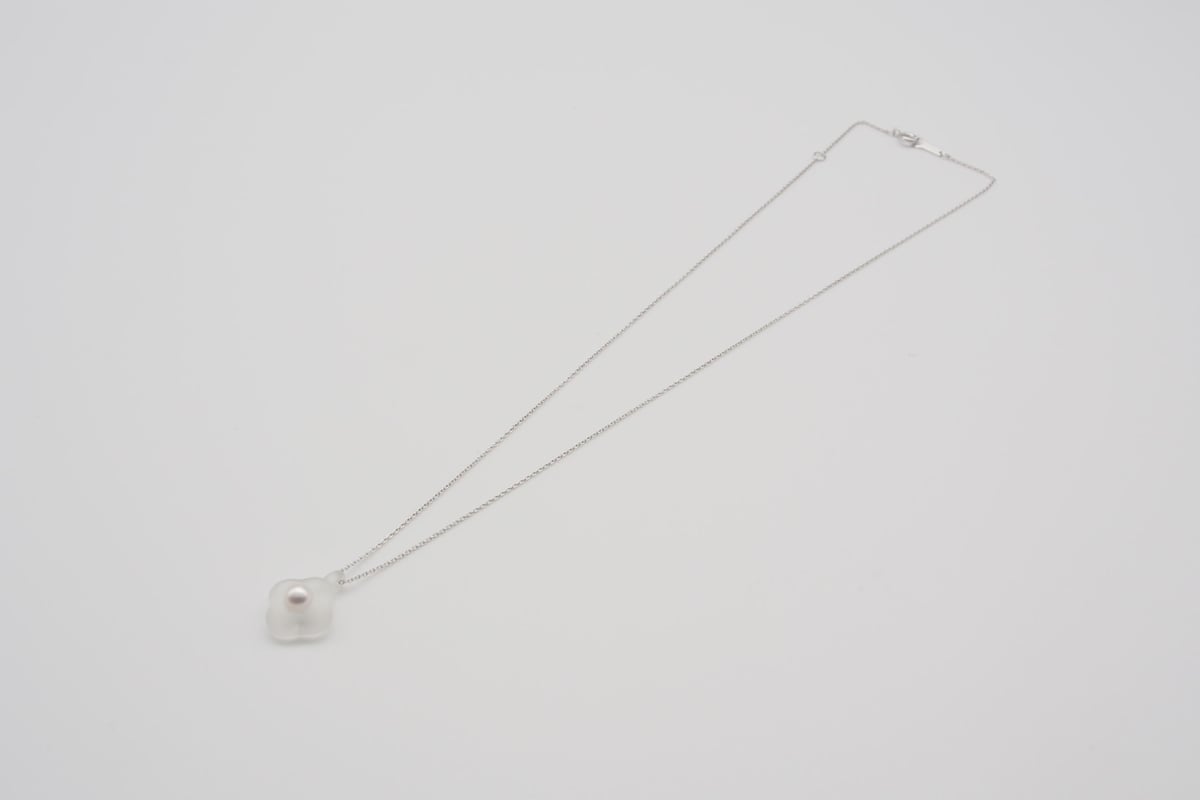 HANA Pendant necklace【Frost / Silver】 | YASHIMA