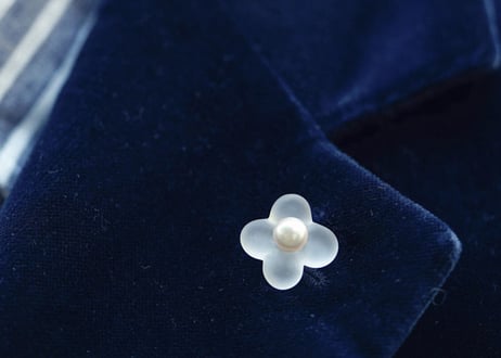 HANA Pin brooch【Frost】